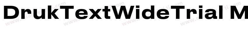 DrukTextWideTrial Medium字体转换